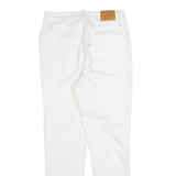 LEVI'S 721 High Rise Ankle BIG E Womens Jeans White Slim Skinny W26 L26