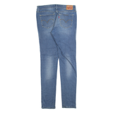 LEVI'S 711 Womens Jeans Blue Slim Skinny Stone Wash W28 L30