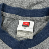 Sports Team Logo Nike Graphic T-Shirt - Medium Blue Cotton