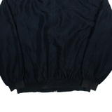 AUTHENTIC CASUAL WEAR Mens Bomber Jacket Black L