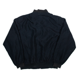 AUTHENTIC CASUAL WEAR Mens Bomber Jacket Black L