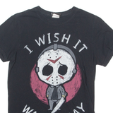 GILDAN Friday The 13th Mens T-Shirt Black Crew Neck S