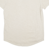 GUESS Mens T-Shirt Beige Crew Neck M