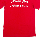 NIKE Slim Fit Night Owls Mens T-Shirt Red M