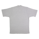 ADIDAS Oversized Mens T-Shirt Grey V-Neck S