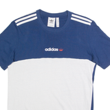 ADIDAS Mens T-Shirt Blue S