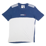 ADIDAS Mens T-Shirt Blue S