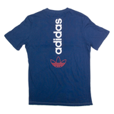 ADIDAS Mens T-Shirt Blue S