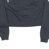 NIKE Cropped Womens Sweatshirt Black Crew Neck S