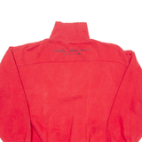 HALF MODA BAMBINI Womens Sweatshirt Red 1/4 Zip S