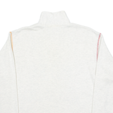 YESSICA Bear Womens Sweatshirt Grey 1/4 Zip M