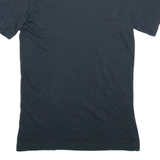 NIKE Mens T-Shirt Black V-Neck XS
