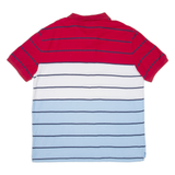 NAUTICA Mens Polo Shirt Red Striped XL