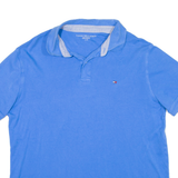 TOMMY HILFIGER Mens Polo Shirt Blue L