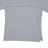 NAUTICA Mens Polo Shirt Grey L
