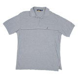 NAUTICA Mens Polo Shirt Grey L