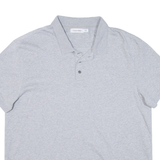 CALVIN KLEIN Mens Polo Shirt Grey XL