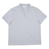 CALVIN KLEIN Mens Polo Shirt Grey XL