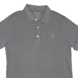 TRUE RELIGION Mens Polo Shirt Grey L