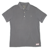 TRUE RELIGION Mens Polo Shirt Grey L