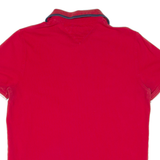 TOMMY HILFIGER Slim Fit Mens Polo Shirt Red L