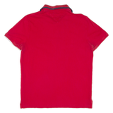 TOMMY HILFIGER Slim Fit Mens Polo Shirt Red L