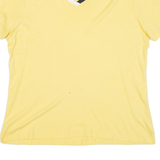 TOMMY HILFIGER Womens Polo Shirt Yellow XL
