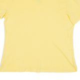 TOMMY HILFIGER Womens Polo Shirt Yellow XL