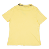 TOMMY HILFIGER Womens Polo Shirt Yellow XL