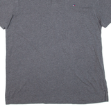 TOMMY HILFIGER Custom Fit Mens Polo Shirt Grey L