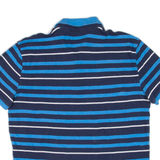 TOMMY HILFIGER Mens Polo Shirt Blue Striped L