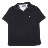 NAUTICA Mens Polo Shirt Black L
