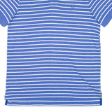 CHAPS Mens Polo Shirt Blue Striped M