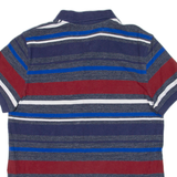 TOMMY HILFIGER Mens Polo Shirt Blue Striped L