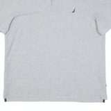 NAUTICA Mens Polo Shirt Grey L