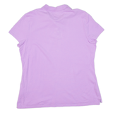 TOMMY HILFIGER Womens Polo Shirt Purple XL