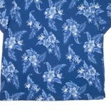 NAUTICA Mens Polo Shirt Blue Floral 2XL
