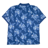 NAUTICA Mens Polo Shirt Blue Floral 2XL