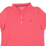 NAUTICA Womens Polo Shirt Pink XL