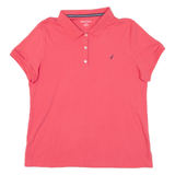 NAUTICA Womens Polo Shirt Pink XL