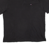 TOMMY HILFIGER Mens Polo Shirt Black L