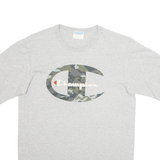 CHAMPION Mens T-Shirt Grey M