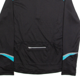 CRIVIT Cycling Womens Jersey Black Long Sleeve 1/4 Zip S