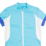 CRIVIT Cycling Zip Up Womens Jersey Blue High Neck M