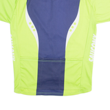SAUCONY Cycling Zip Up Mens Jersey Green High Neck L
