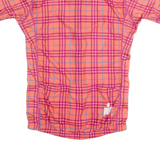 ZOOT Check Cycling Zip Up Womens Jersey Pink High Neck L