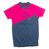 CROSSWAVE Cycling Girls Jersey Pink 1/4 Zip L