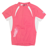 K-TEC Cycling Zip Up Womens Jersey Pink High Neck S