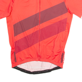 DECATHLON Cycling Zip Up Mens Jersey Red High Neck L