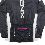 ENDURANCE Cycling Zip Up Womens Jersey Black Long Sleeve High Neck L